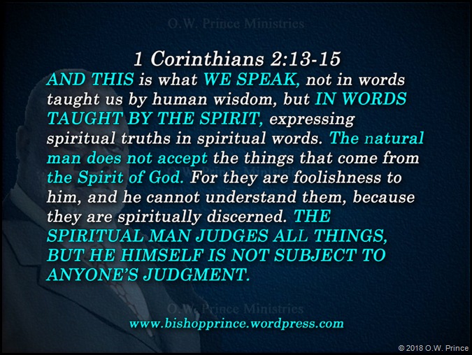 2018 I AM NOT SUBJECT TO JUDGMENT 1 CORINTHIANS